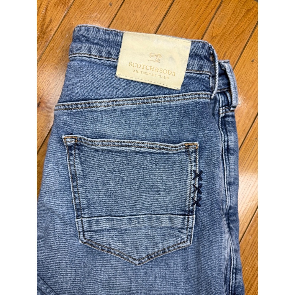 Scotch & Soda Amsterdams Blauw Tye Slim Carrot Fit‎ Jeans Light Blue Mens 31x32
